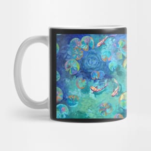 Pond of Fish and Lilly Pads Mug